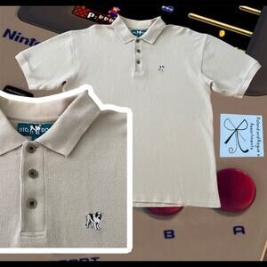 Big Dogs Textured Polo Shirt Mens Sz XL